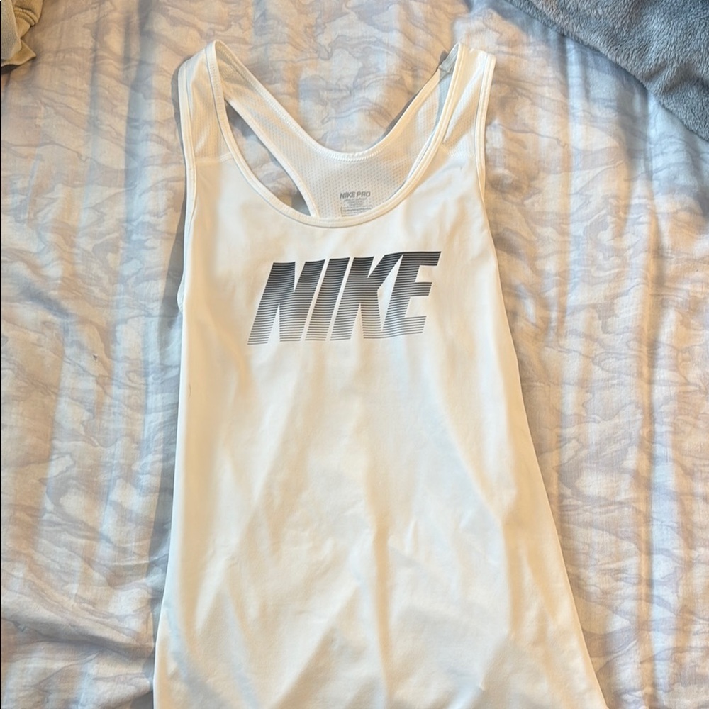 Nike White Tank Top